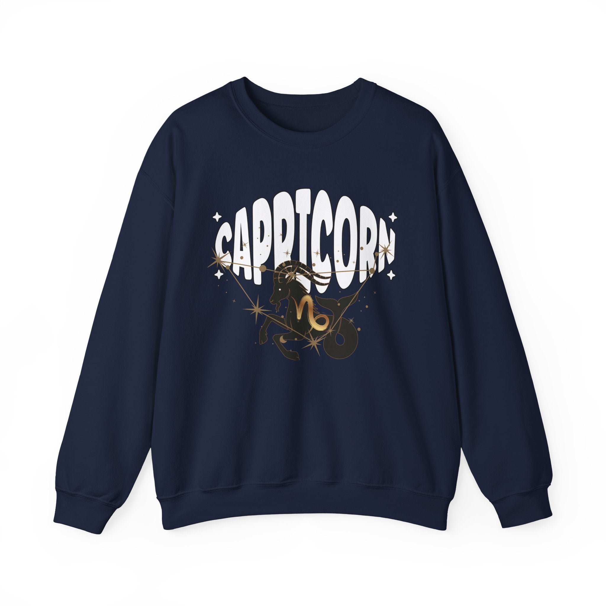 Capricorn Zodiac Casual Unisex Crewneck Sweatshirt